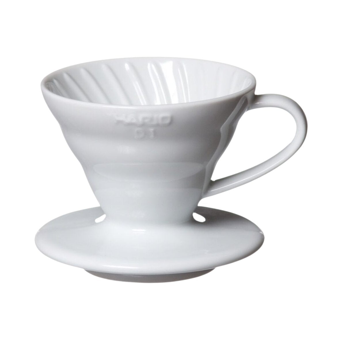 Dripper Hario V60 in ceramica per caffè filtro (immagine 2) – Tomassi Coffee