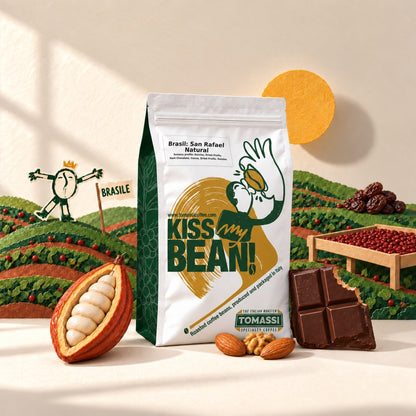 Caffè specialty Brasile San Rafael naturale, Cerrado Mineiro, in grani e macinato – Tomassi Coffee