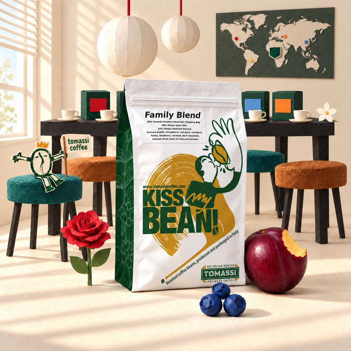 Caffè specialty Family Blend, blend Rwanda Kenya Etiopia – Tomassi Coffee