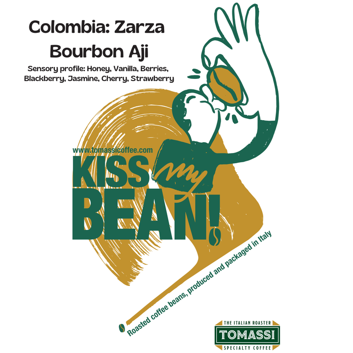 Caffè specialty Colombia Zarza Bourbon Ají, processo Advanced Natural, in grani e macinato – Tomassi Coffee